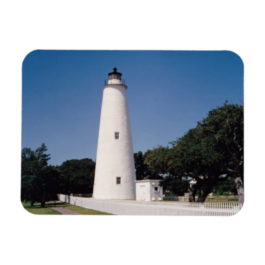 Ocracoke vuurtoren magneet (Horizontaal)