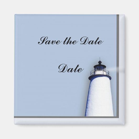 Ocracoke vuurtoren magneet (Voorkant)