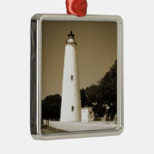 Ocracoke vuurtoren metalen ornament (Rechts)