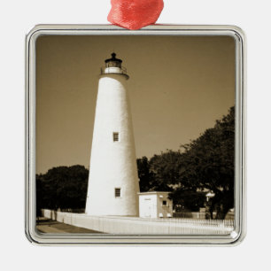 Ocracoke vuurtoren metalen ornament