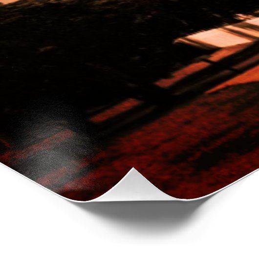 Ocracoke vuurtoren perfect poster (Hoek)