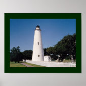 Ocracoke vuurtoren poster (Voorkant)