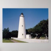 Ocracoke vuurtoren poster (Voorkant)