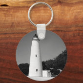 Ocracoke vuurtoren sleutelhanger (Voorkant)