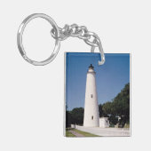 Ocracoke vuurtoren sleutelhanger (Voorkant Links)