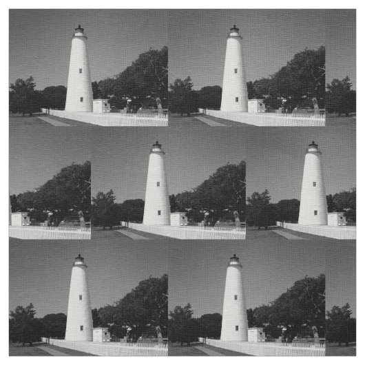 Ocracoke vuurtoren stof (Swatch)