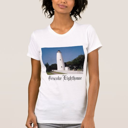 Ocracoke vuurtoren t-shirt (Voorkant)
