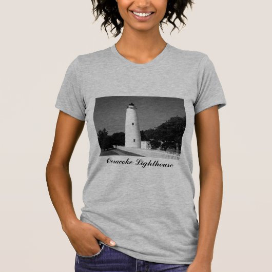 Ocracoke vuurtoren t-shirt (Voorkant)