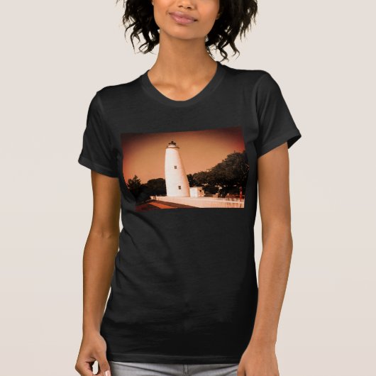 Ocracoke vuurtoren t-shirt (Voorkant)