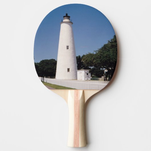 Ocracoke vuurtoren tafeltennisbatje (Voorkant)