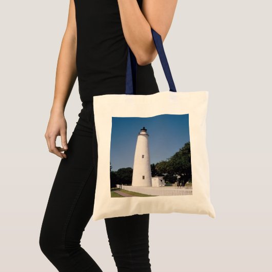 Ocracoke vuurtoren tote bag (Voorkant (product))