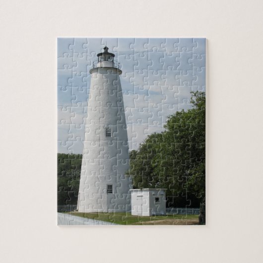 Ocracoke, vuurtoren van North Carolina Puzzle Legpuzzel (Verticaal)