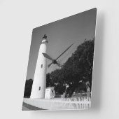 Ocracoke vuurtoren vierkante klok (Hoek)