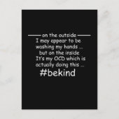 OCS - Bewustzijn van obsessieve-compulsieve stoorn Briefkaart (Voorkant)