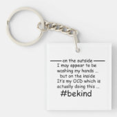 OCS - Bewustzijn van obsessieve-compulsieve stoorn Sleutelhanger (voorkant)