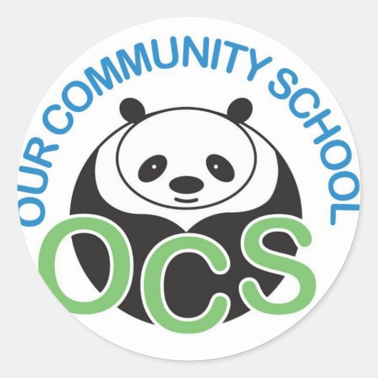 OCS Logo Stickers (verschillende maten) (Voorkant)