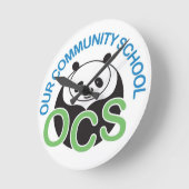 OCS-Logo wandklok (Hoek)