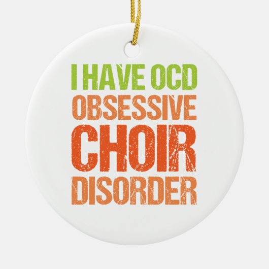 OCS - Obsessieve koorstoornis Keramisch Ornament (Voorkant)