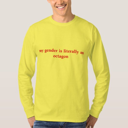 octagaal geslacht t-shirt (Voorkant)