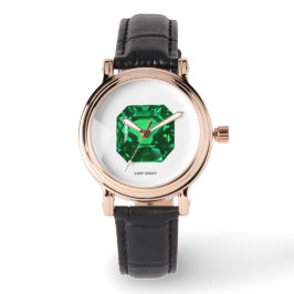 Octagon Emerald Horloge