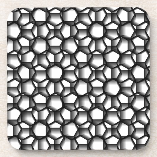 Octagon Lace Bier Onderzetter (Voorkant)