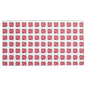 Octagon shaped Ruby Gemstone July Birthstone Red Kussensloop (Voorkant-Rechts)