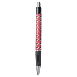Octagon shaped Ruby Gemstone July Birthstone Red Pen