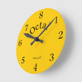 Octale klok leef je leven in basis 8 (Hoek)