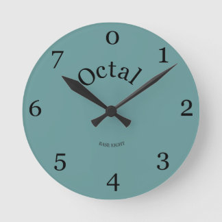 Octale klok leef je leven in basis 8