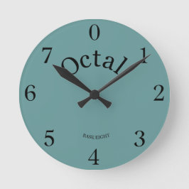 Octale klok leef je leven in basis 8