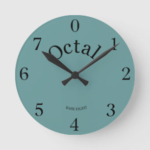 Octale klok leef je leven in basis 8