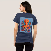 Octane Octopus Rally Team – Officieel Embleem Tri-Blend Shirt (Achterkant volledig)