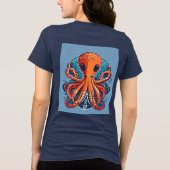 Octane Octopus Rally Team – Officieel Embleem Tri-Blend Shirt (Achterkant)