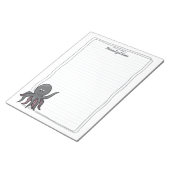 Octavia Octopus Lined Notitieblok (Schuin)
