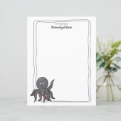 Octavia Octopus Unlined Paper Sheets (Staand voorkant)