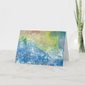 Octavia Wenskaart van Iris Grace Painting Bedankkaart (Voorkant)