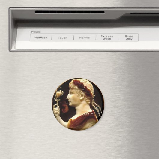 Octavian Augustus Roman keperor Cameo Lothar Cross Magneet (Insitu (Vaatwasser))
