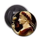 Octavianus Augustus Cameo Lotharius Kruis het oude Button Flesopener (Voorkant)