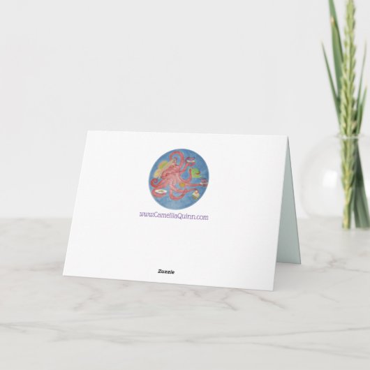 OcTEApus dankt u voor het zijn TEArriffic Kaart (Achterkant)