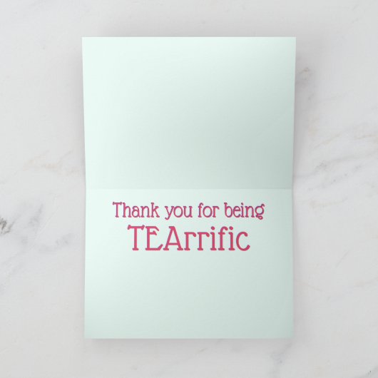 OcTEApus dankt u voor het zijn TEArriffic Kaart (Binnen)