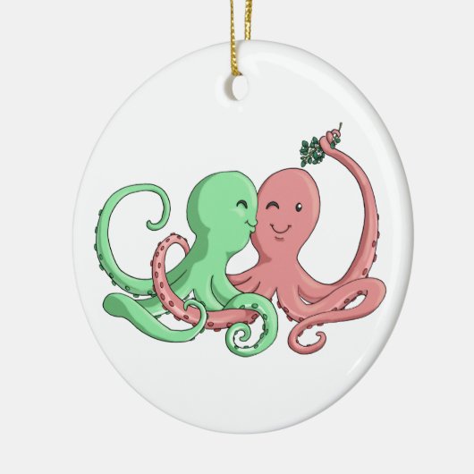 Octi Mistletoe Keramisch Ornament (Links)
