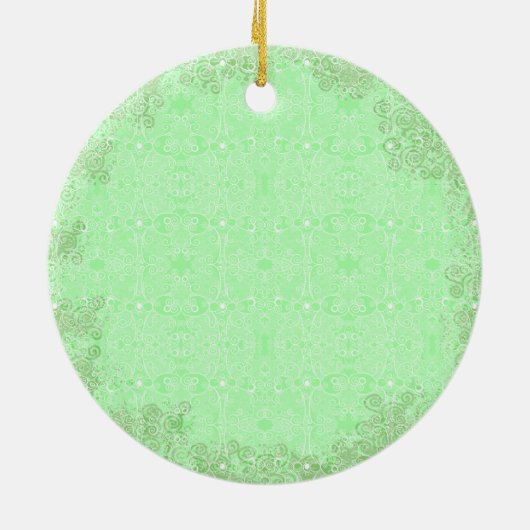 Octi Mistletoe Keramisch Ornament (Achterkant)