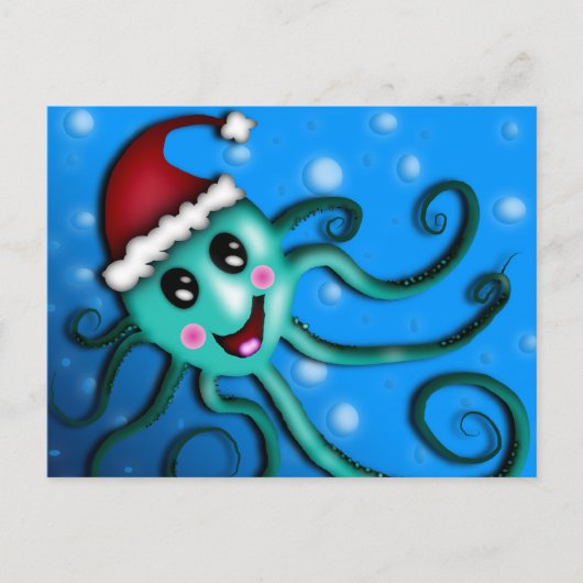 Octo Claus, briefkaart (Voorkant)