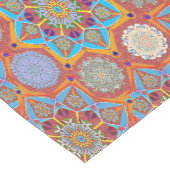 Octo helderder arabesk Moorse rode stijl Medium Tafelloper (Hoek)