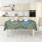 Octo helderder arabesk Moorse steen groen Tafelkleed