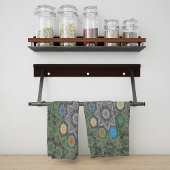 Octo helderder arabesk Moorse steen groen Theedoek