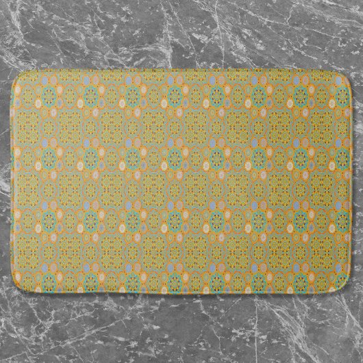 Octo helderder arabesk Moorse tangerine stijl Badmat
