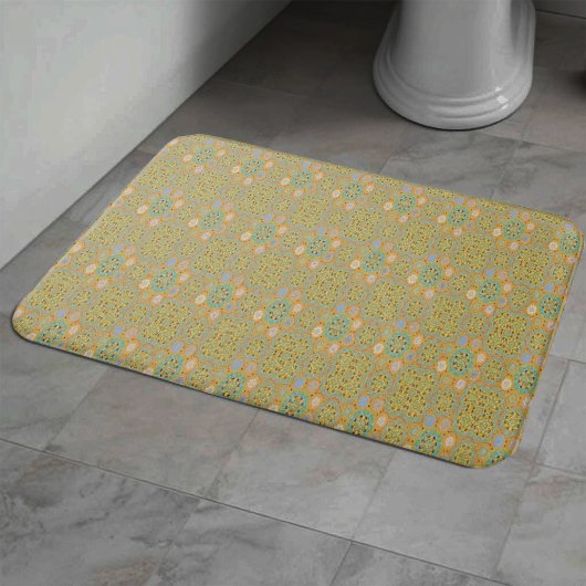 Octo helderder arabesk Moorse tangerine stijl Badmat