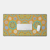 Octo helderder arabesk Moorse tangerine stijl Bureaumat (Keyboard & Muis)