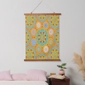 Octo helderder arabesk Moorse tangerine stijl Hangend Wandkleed (Slaapkamer)